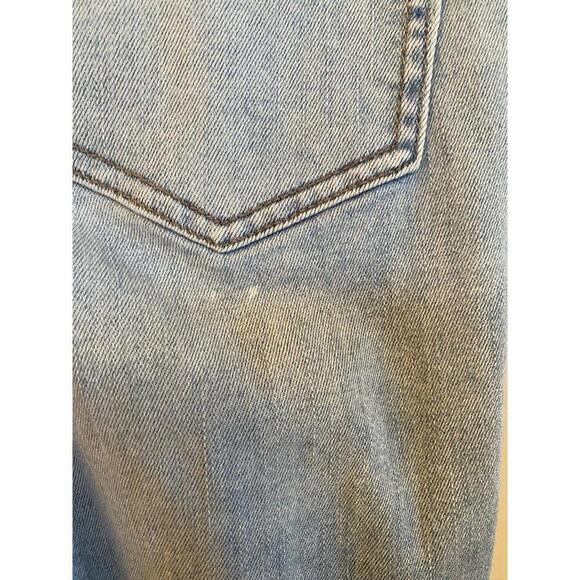 Refuge Destressed Denim Raw Hem Jeans Sz.2 - Picture 9 of 11